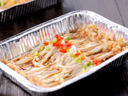沾益锡纸烤金针菇